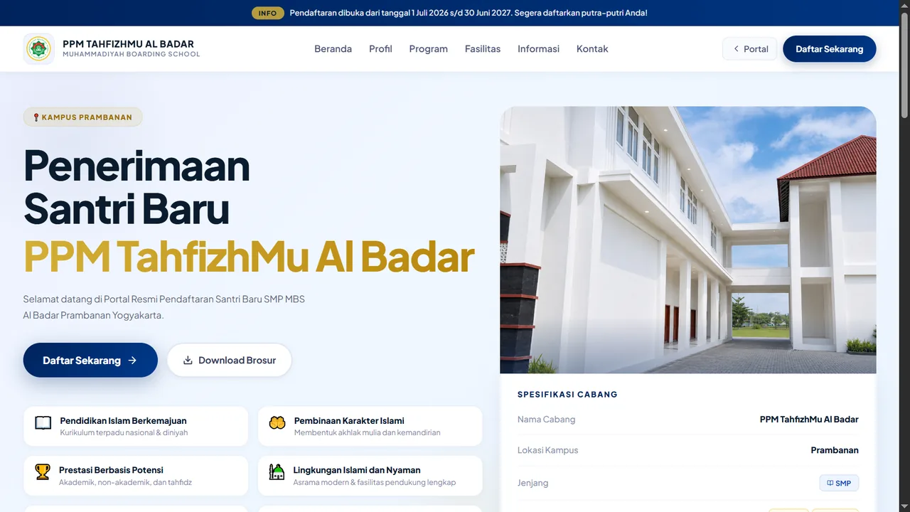 Tombol Daftar Sekarang
